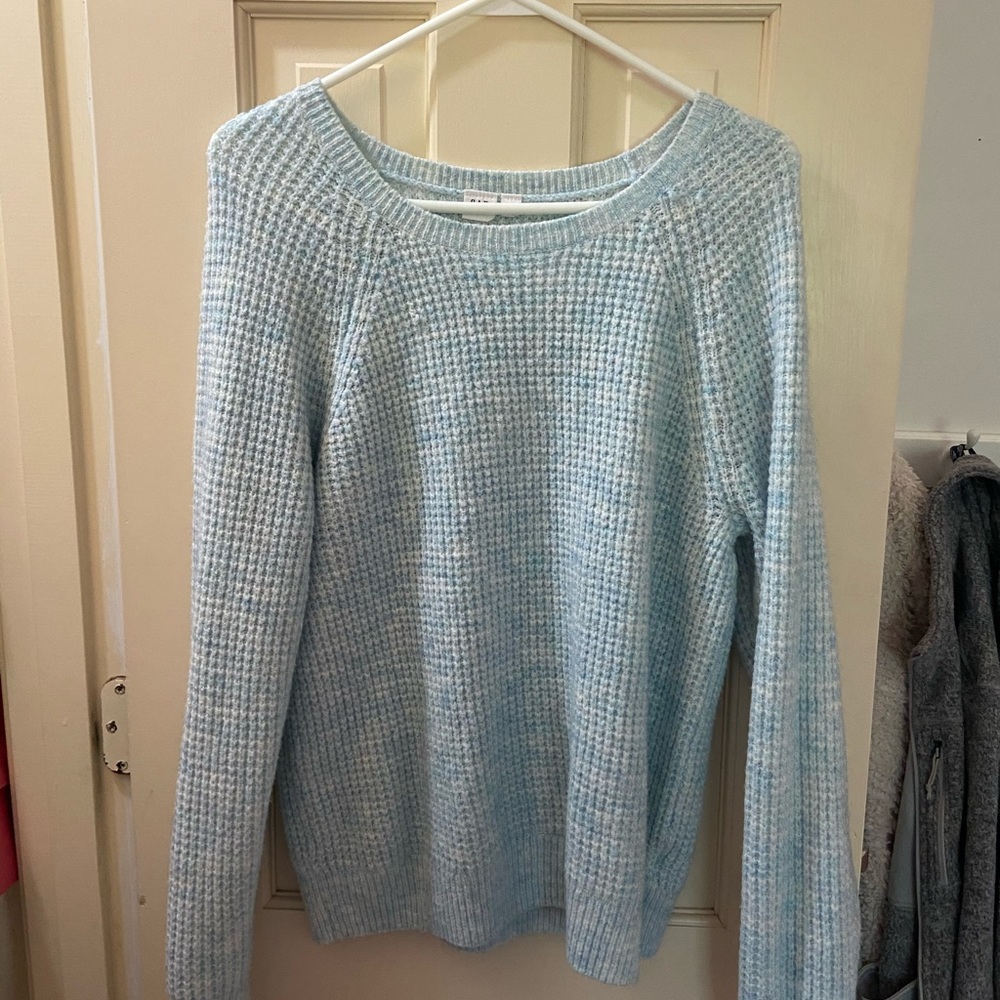 GAP blue and white sweater